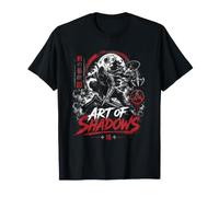 Ninja et Guerrier : Art des Ombres, Lune Japonaise T-Shirt