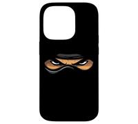 Ninja Eyes & Face in The Shadows Halloween Party Costume Coque pour iPhone 14 Pro