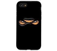 Ninja Eyes & Face in The Shadows Halloween Party Costume Coque pour iPhone SE (2020) / 7/8