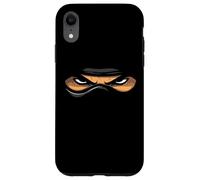 Ninja Eyes & Face in The Shadows Halloween Party Costume Coque pour iPhone XR