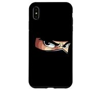 Ninja Eyes & Face in The Shadows Halloween Party Costume Coque pour iPhone XS Max