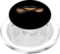 Ninja Eyes & Face in The Shadows Halloween Party Costume PopSockets PopGrip pour MagSafe