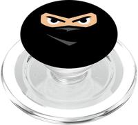 Ninja Eyes & Face in The Shadows Halloween Party Costume PopSockets PopGrip pour MagSafe