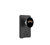 Ninja Eyes & Face in The Shadows Halloween Party Costume PopSockets PopWallet pour MagSafe