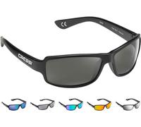 Cressi Ninja Sunglasses - Lunettes Flottantes de Soleil pour Hommes, Noir Brillant-Lentille Gris Foncé, Taille Unique