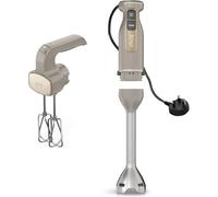 Ninja Foodi CI100UKSTGD Mélangeur manuel 3 en 1 avec démarrage progressif, 2 mélanges et 5 vitesses de mélange pour hacher, mélanger, pétrir, mélanger et plus encore, passe au lave-vaisselle, 850 W