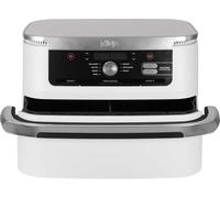 Ninja AF500EUWH friteuse Double 10,4 L Autonome 2470 W Friteuse d’air chaud Argent, Blanc