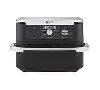 NINJA Foodi FlexDrawer Air Fryer 2 Compartiments Avec Séparateur Amovible, Grande Capacité 10.4L, Air Fryer 7-en-1, Max 240°C, Pièces Antiadhésives Amovibles Lavables Au Lave-Vaisselle, Noir