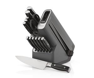 Ninja Foodi StaySharp Bloc de couteaux avec aiguiseur intégré set de luxe 14 pièces, K32014EUUK