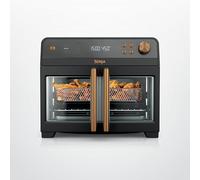 Ninja | Four à friture à air français Premier | Fonctions 10 en 1 | Capacité de 20,3 l | Panier à friture à air comprimé de 5 litres, poêle à feuilles, grille métallique, grille de gril | Accessoires