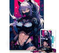 Ninja Girl pour Adultes, Puzzle de 1000 pièces, défi Mental, Jouet d'évasion Calme, pièce de Collection de qualité découpée (50x75cm)