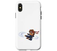 Ninja Horse Karaté Kick Year of The Horse 2026 Arts Martiaux Coque pour iPhone X/XS