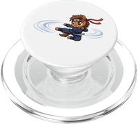 Ninja Horse Karaté Kick Year of The Horse 2026 Arts Martiaux PopSockets PopGrip pour MagSafe