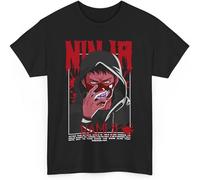 Ninja Kamui Anime T-Shirt Merch Casual Short Sleeved T Shirt Unisex Tee Manches Courtes(X-Large)