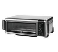 Ninja Foodi Four Multifonctions 8-en-1, Mini four portable, surfaces de travail, four multifonctions avec 8 fonctions de cuisson ; Air Fry, Rôtir, Griller, Cuire et plus encore. Argent/Noir SP101EU