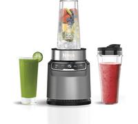 Ninja Mixeur avec Auto-iQ, mélange dans la tasse, commandes One Touch, faire des smoothies, des milkshakes et des friandises glacées, passe au lave-vaisselle, lames en acier inoxydable, 1000 W, 2