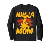 Ninja Mom Fête des Mères Famille Amour Femme Manche Longue