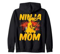 Ninja Mom Fête des Mères Famille Amour Femme Sweat à Capuche