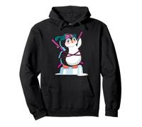 Ninja Pingouin Anime Japonais Facile Costume d'halloween Sweat à Capuche
