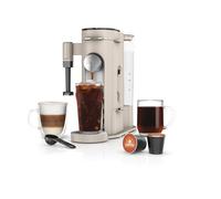 Ninja Pod & Grounds Specialty XL Machine à café à vente unique, compatible avec les capsules K-Cup, moulues à la bière, design compact, mousseur à lait intégré, réservoir de 180 ml, tasse de 150 ml a