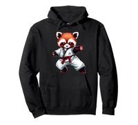 Ninja Red Panda Karaté Arts Martiaux Jiu-Jitsu Judo Taekwondo Sweat à Capuche