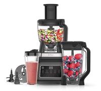 Ninja Robot culinaire et mélangeur 3 en 1 avec 5 programmes automatiques : mélange, mélange maximum, hache, mélange, purée, bol de 1,8 l, carafe de 2,1 l, tasse de 700 ml, 1200 W, pièces lavables au