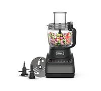 Ninja Robot de cuisine avec 4 programmes automatiques ; hacher, réduire en purée, trancher, mélanger, et 3 vitesses manuelles, bol de 2,1L, 850W, lave-vaisselle, noir BN650EU