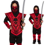 Ninja Samouraï Monde Livre Jour Enfants Costume Déguisement Pour Âge 7-9 Ans