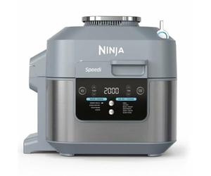 Ninja Speedi 10-in-1 Rapid Multi Cooker and Air Fryer, 5.7L, Meals for 4 in 15 Minutes, 10 Functions, Fry, Steam, Grill, Bake, Roast, Sear, Slow Cook & More, Gift for her / him, Grey, ON400UK