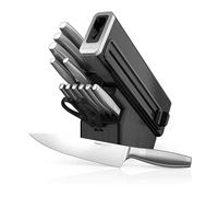 Ninja StaySharp set de 14 couteaux en acier inoxydable, bloc en bois noir avec aiguiseur intégré, K62014EUUK