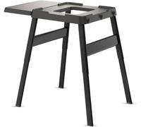 Ninja Chariot pour barbecue électrique/fumoir Woodfire XL - Support réglable, table d'appoint - Noir