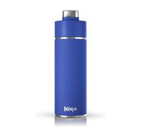 Ninja Thirsti Bouteille et flasque 700 ml avec couvercle DW2401EUUKCY | étanche, conçue pour boissons gazeuses, chaudes et froides. Voyage/sport. Triple isolation, acier inoxydable, bleu cobalt