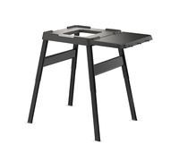Ninja Woodfire Table d'appoint, support réglable et latérale, support pour barbecue, grill et four d'extérieur, solide table de cuisine extérieur et support pour four à pizza, noire, 4718J800EUUK