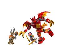 LEGO NINJAGO 71851 Pack de Combat : le Robot Dragon de Kai - Jeu 6 ans