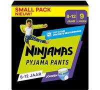 Ninjamas Culottes de nuit absorbantes pour garçons, 9 culottes de pyjama, 8-12 ans, 27-43 kg, protection contre les fuites pour toute la nuit