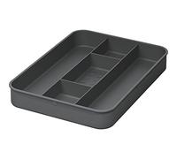 NINKA 5002.11 41514 Lot de 5 Bols Bio Eins2top avec séparation avec Filtre pour 12/17/26/32 litres, Gris foncé, argenté