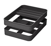 NINKA Eins2top 5004.90 41514 Kit de séparation pour tiroir et produits de nettoyage, plastique gris foncé, argenté