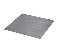 Ninka eins2vier Plaque de Fond pour Largeur Meuble 500 mm (382 x 473,5 mm) gris aluminium adaptée pour Tandembox