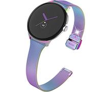 NINKI Bracelet fin en acier inoxydable compatible avec les bracelets de montre Google Pixel pour homme et femme, sans écart, boucle en métal de rechange pour bracelet de montre Google Pixel / coloré