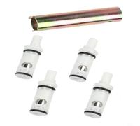 NINMORTH 1224 Kit de cartouche de rechange pour robinets à double poignée, tige de valve en plastique de haute qualité, pièce de réparation facile à installer, blanc