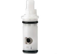 NINMORTH 1224 Kit de cartouche de robinet de rechange pour robinets à double poignée, tige de valve en plastique de haute qualité, pièce de réparation facile à installer, blanc (noyau de valve 1224)