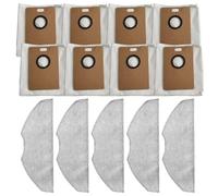 NINMORTH 5 serpillères et 8 sacs à poussière pour Tapo RV30 MAX Plus et RV20 MAX Plus, Clog- Accessoires d'aspirateur avec joint solide
