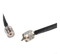 NINMORTH Adaptateur coaxial N-Mâle vers N femelle 40 cm Câble plat à faible perte pour surveillance CCTV Radios 50 Ohm
