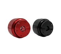 NINMORTH Adaptateur de volant à dégagement rapide simulateur de course, construction en alliage d'aluminium, compatible avec MOZA R9/R16/R5 et bases à entraînement direct, 8,2 x 7 cm, noir/rouge