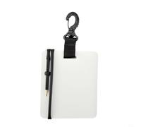 NINMORTH Ardoise d'écriture de plongée avec crayon, tableau de communication sous-marine réutilisable pour plongée sous-marine et plongée avec tuba, pour carnet de bord en PVC pour notes de plongée