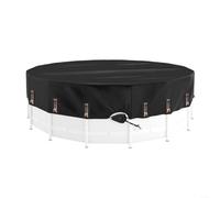 NINMORTH Bâche de protection solaire Oxford robuste avec design coupe-vent pour piscines extérieures, garde l'eau propre, 4,6 m