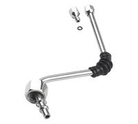 NINMORTH Baguette à vapeur pour machine à expresso EC680, 6 mm pour bras moussant en acier inoxydable avec coude résistant aux brûlures, compatible avec EC685 ECP35.21