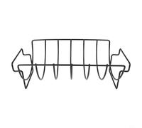 NINMORTH Barbecue pour grille en V pour une cuisson homogène, étagère alimentaire non en acier pouvant contenir 6 grilles à nervures, accessoire de barbecue multi-usage pour four et barbecue au