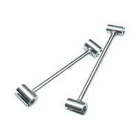 NINMORTH harnière réglable de 8 à 25 mm, pour réparation d'écart en acier robuste, sécurité incendie, portes de salle blanche, argent