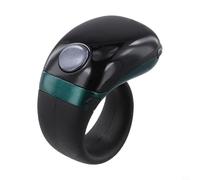 NINMORTH Compteur d'anneaux, batterie rechargeable de 75 mAh, taille réglable avec affichage de l'heure et de la date (vert)